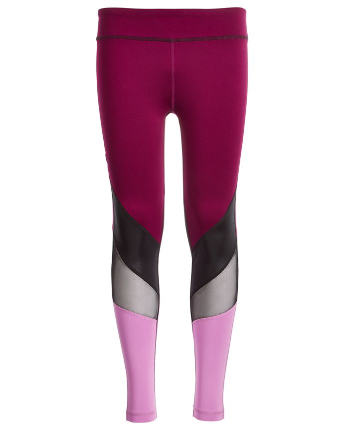 Ideology Big Girls Plus-Size Colorblocked Leggings, Created for Macy's ...
