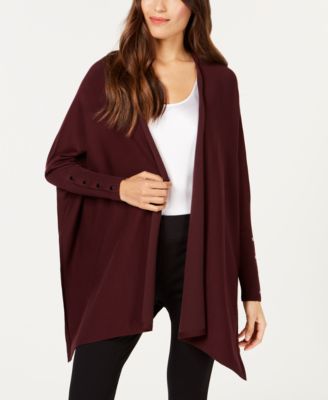 Alfani - Open-Front Handkerchief-Hem Cardigan