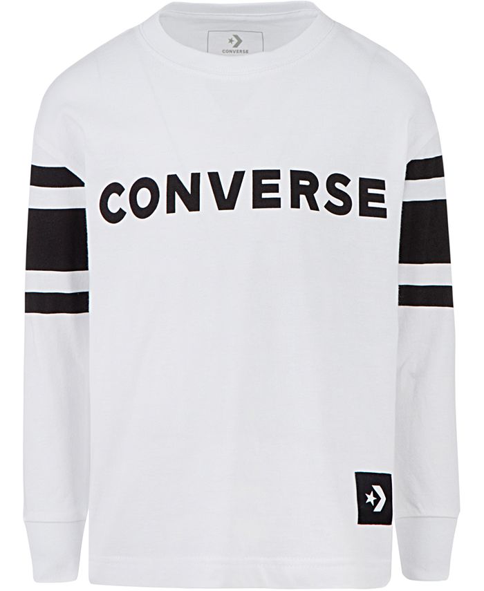 Converse Big Boys Football Jersey Cotton T-Shirt - Macy's