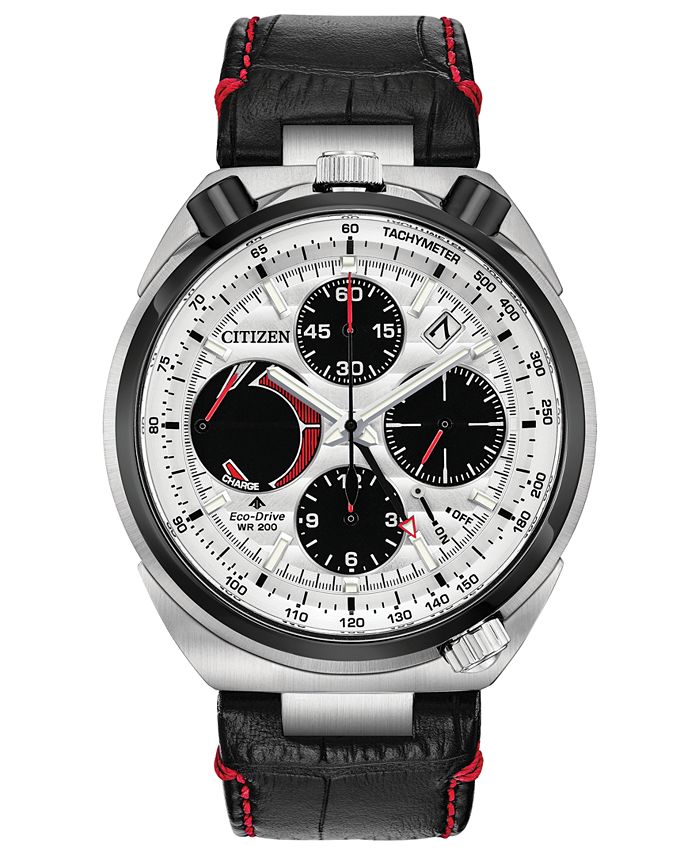 Citizen Eco Drive Men s Chronograph Promaster Tsuno Racer Black