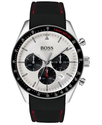 hugo boss rubber watch