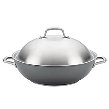 Accolade Forged Hard-Anodized Precision Forge 13.5" Covered Wok