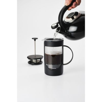 Coffee Unbreakable 40oz Plastic French Press with Lock and Toss™ Filter