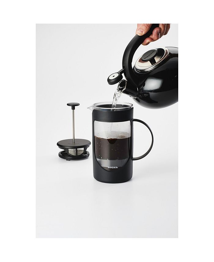 Bonjour Coffee Unbreakable 40oz Plastic French Press with Lock and Toss™ Filter Macy's