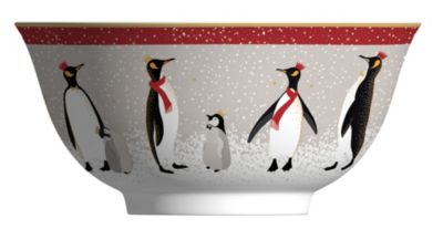 Columbia - Sara Miller Red Penguin 6" Cereal Bowl