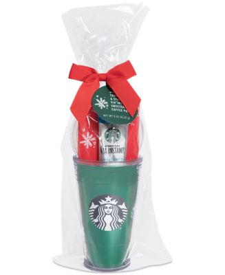 Holiday Starbucks Tumbler Gift Set Bundle With VIA Instant