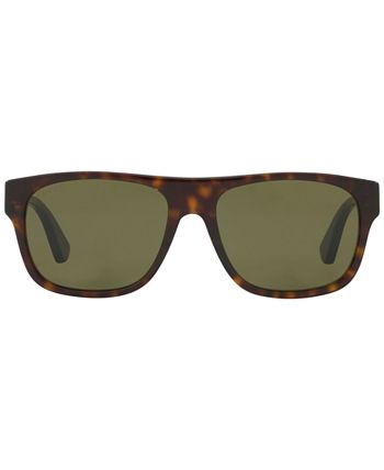 Gucci Men's Polarized Sunglasses, GG0341S - Macy's
