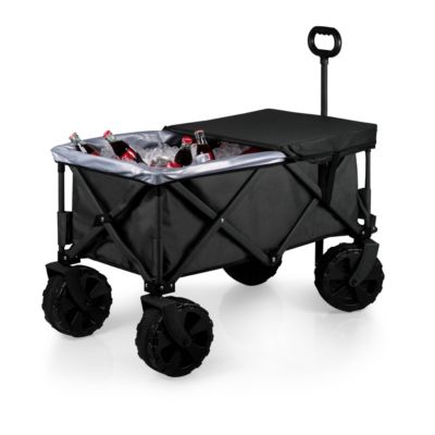 by Picnic Time Black Adventure Wagon Elite All-Terrain Portable Utility Wagon