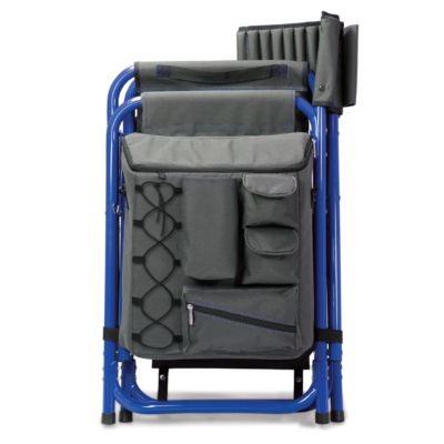 by Picnic Time Blue Fusion Backpack Chair with Cooler