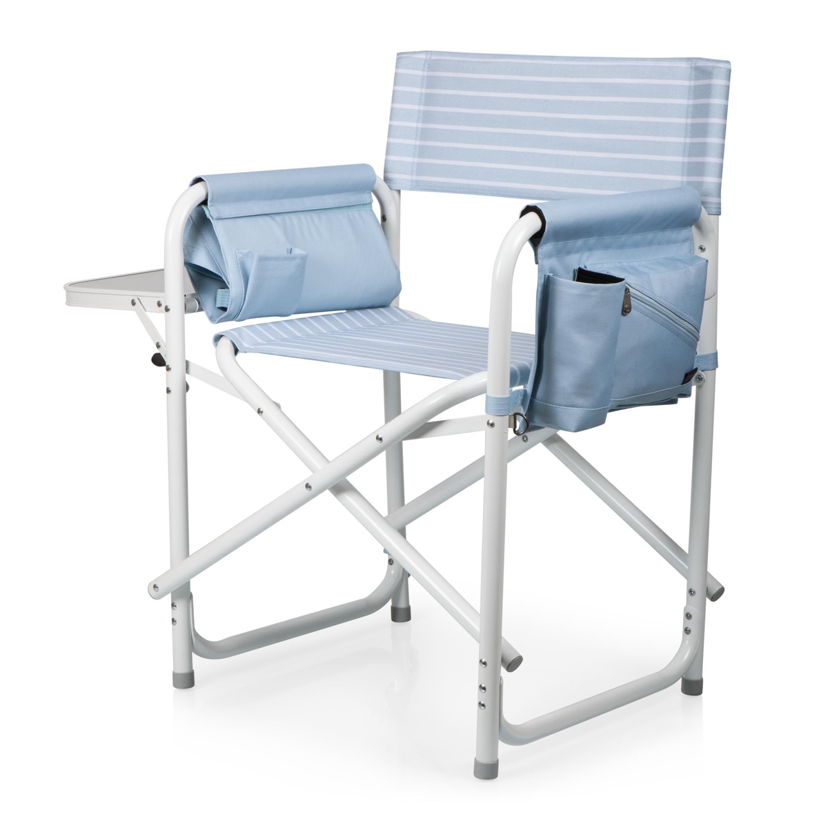 by Picnic Time Outdoor Directors Folding Chair - Light Blue