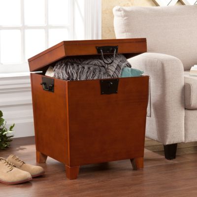 Pyramid Trunk End Table