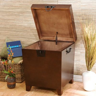 Pyramid Trunk End Table