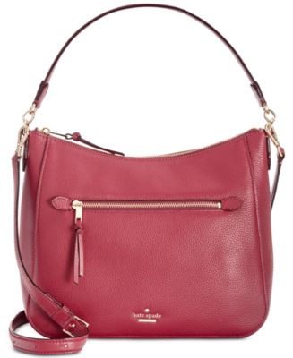 Kate spade quincy 2025 leather hobo