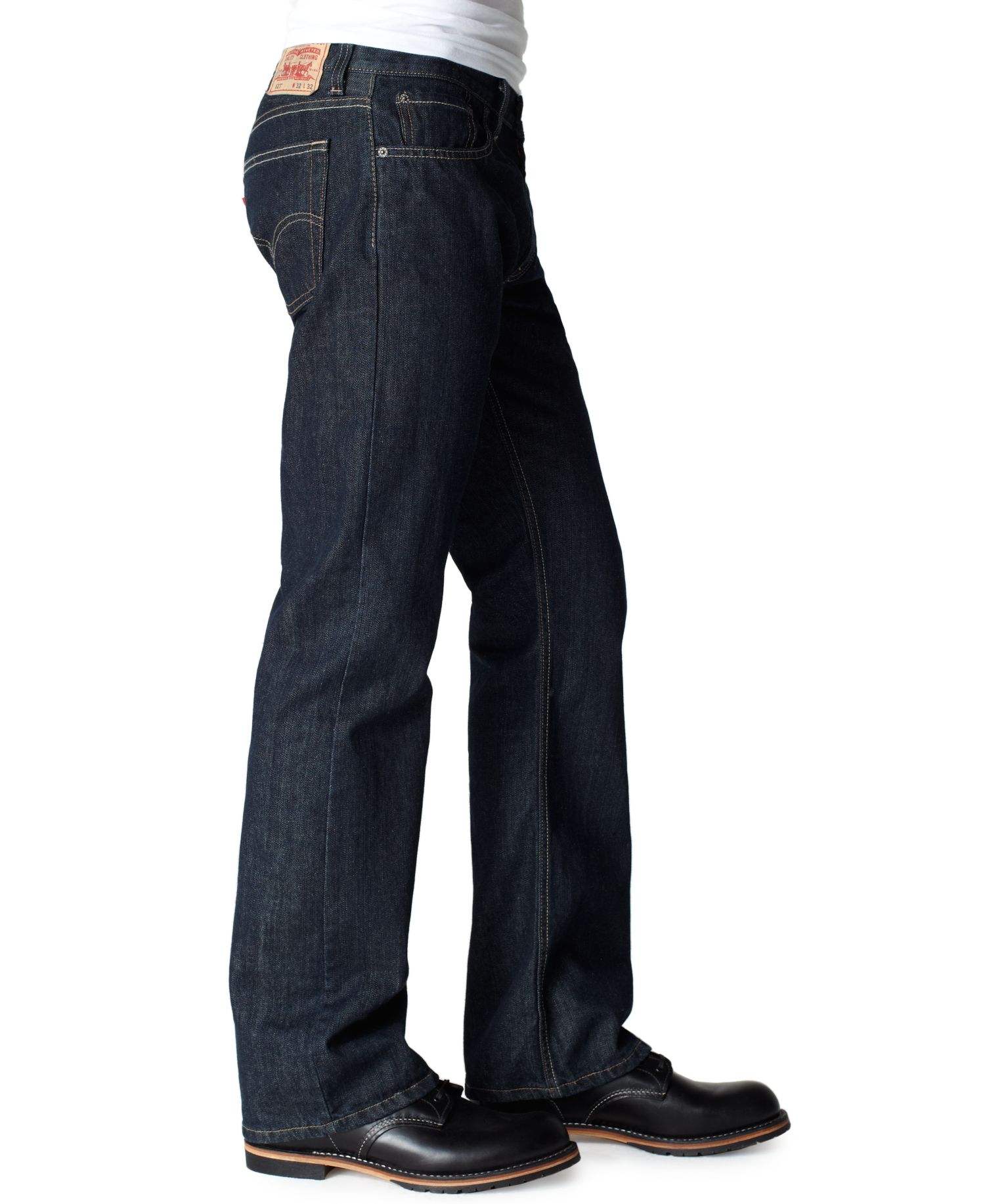 Мужские джинсы Levi's 527 зауженного кроя, облегающие фигуру