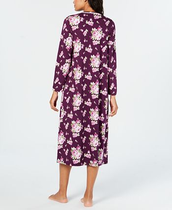 Charter Club Printed Long Cotton Nightgown, Created for Macy's