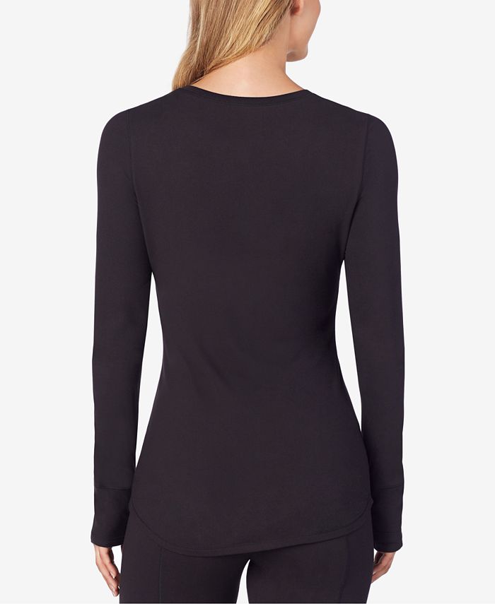 Cuddl Duds Smooth Layer Long-Sleeve Crew-Neck Top - Macy's