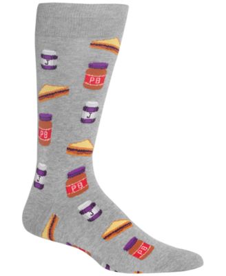 Hot Sox - Men's Peanut Butter & Jelly Crew Socks