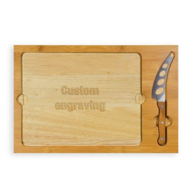 Toscana&reg; by Icon Glass Top Cutting Board & Knife Set