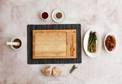 Toscana&reg; by Icon Glass Top Cutting Board & Knife Set