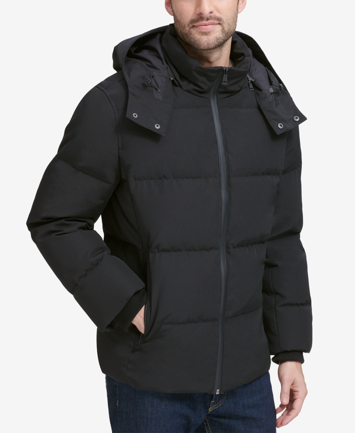 Cole Haan Men's Kenny Puffer Parka Jacket