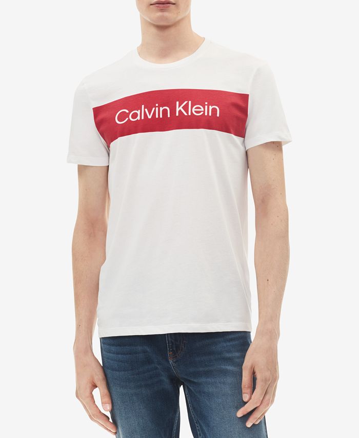Calvin Klein Men's Colorblocked Logo T-Shirt - Macy's