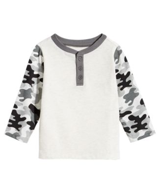 baby boy white henley