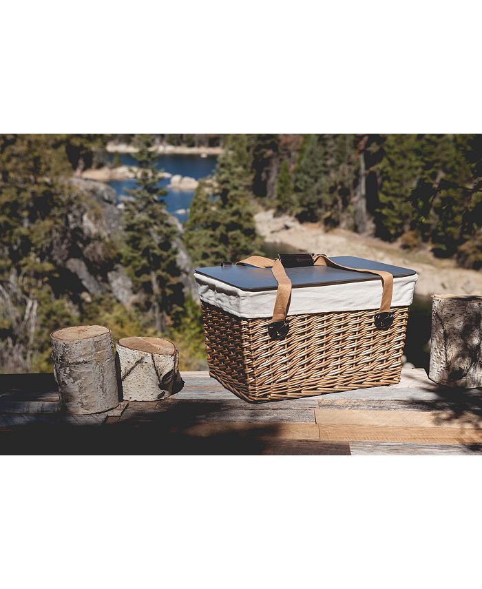 Picnic Time Brown Canasta Grande Wicker Basket Macy's
