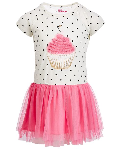 Epic Threads Little Girls Cupcake Tutu Dress, Created for Macy&#39;s - Dresses - Kids - Macy&#39;s