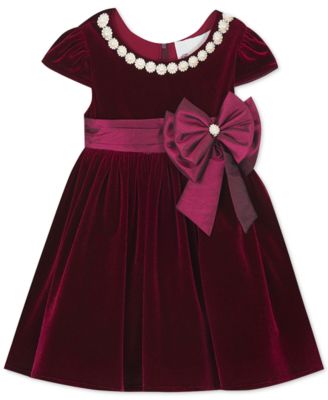girls velvet dress