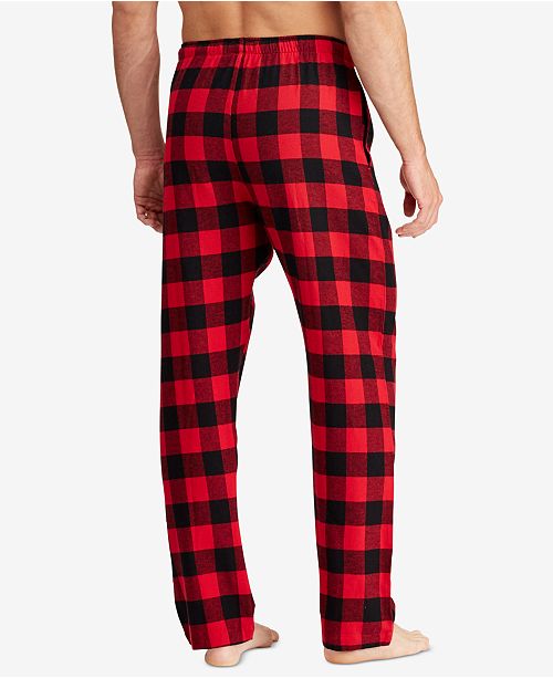 Polo Ralph Lauren Men's Plaid Flannel Pajama Pants - Pajamas, Lounge ...