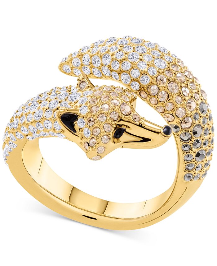 Swarovski fox sale ring