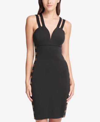 guess black dress macys