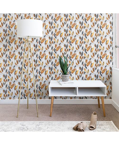 Deny Designs Elisabeth Fredriksson Falling Gold Leaves 2 X4
