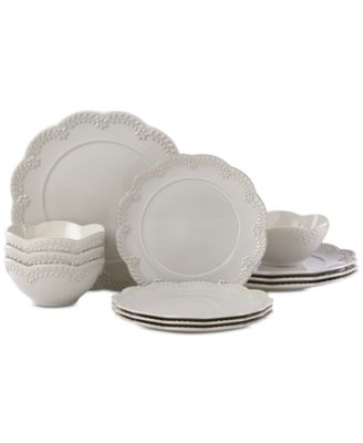 Lenox Chelse Muse Floral 12-Pc. Dinnerware Set, Service for 4