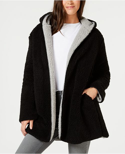 Style Co Reversible Faux Sherpa Jacket Created For Macy S