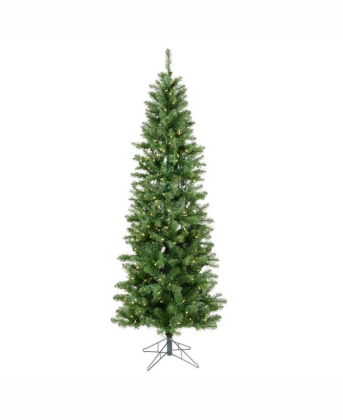 Vickerman 7.5' Salem Pencil Pine Artificial Christmas Tree with 350