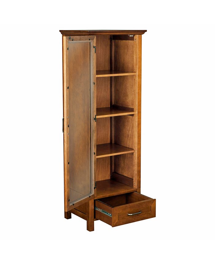 Elegant Home Fashions Avery Linen with 1 Door and 1 Bottom