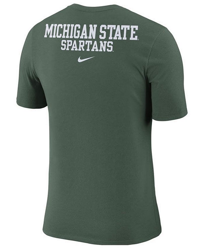 Nike Men's Michigan State Spartans Dri-FIT Cotton Stadium T-Shirt ...