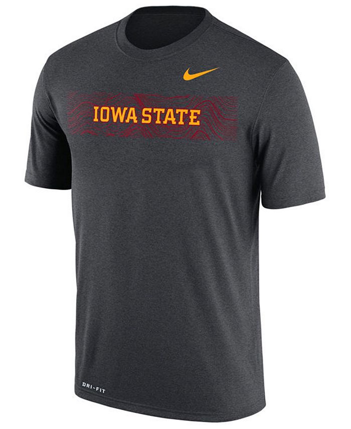 Nike Men's Iowa State Cyclones Legend Staff Sideline T-Shirt - Macy's