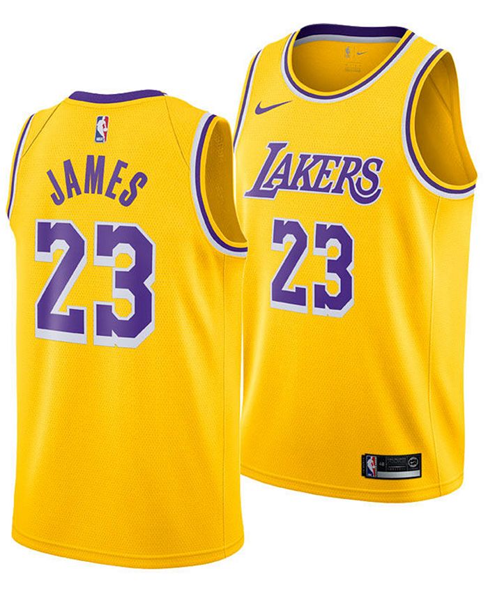 Nike Los Angeles Lakers LeBron James #6 Icon Swingman Jersey L