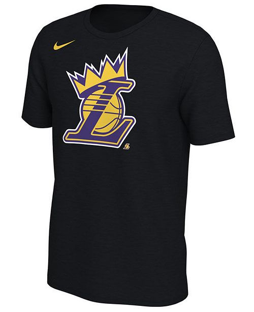 Nike Men S Lebron James Los Angeles Lakers King S Crown T Shirt Reviews Sports Fan Shop By Lids Men Macy S