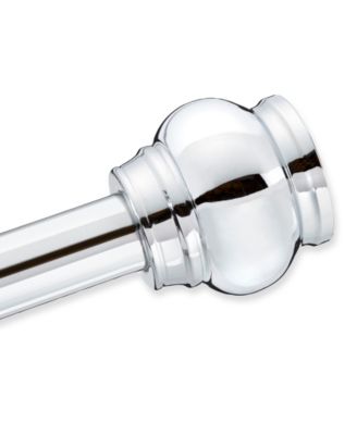 Elegant Home Fashions - Circle Decorative Shower Rod - Chrome Finish