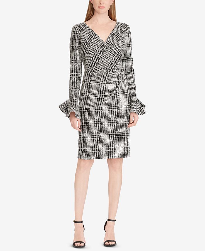 Lauren ralph lauren ruched dress clearance