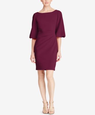 ralph lauren pleated jersey dress