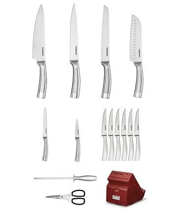 Cuisinart 10-Pc. Farmhouse Printed Cutlery Set - Macy's