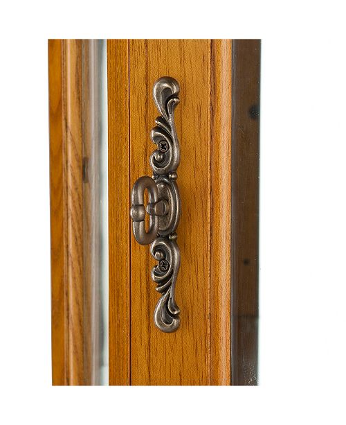 Southern Enterprises Lighted Corner Curio Cabinet Reviews