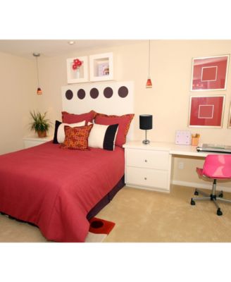 Lime Lights Stick Lamp with Charging Outlet and Fabric Shade