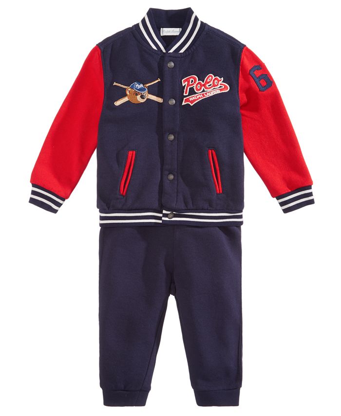 Polo Ralph Lauren Ralph Lauren Baby Boys 2-Pc. Baseball Jacket ...