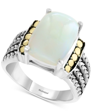 image of Effy Opal Ring (4-5/8 ct. t.w.) in Sterling Silver & 18k Gold