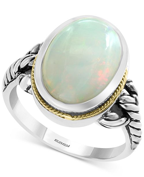 Effy Collection Effy Opal Ring 3 9 10 Ct T W In Sterling